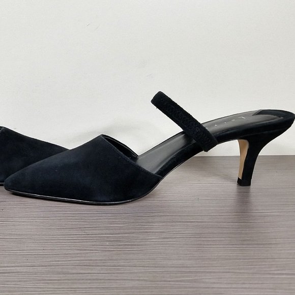Leith Nikki Convertible Pump, Black Suede, Womens Size 8 M - Picture 6 of 11